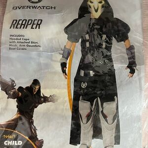 Spirit Overwatch Reaper Kids Costume - Black and Gray